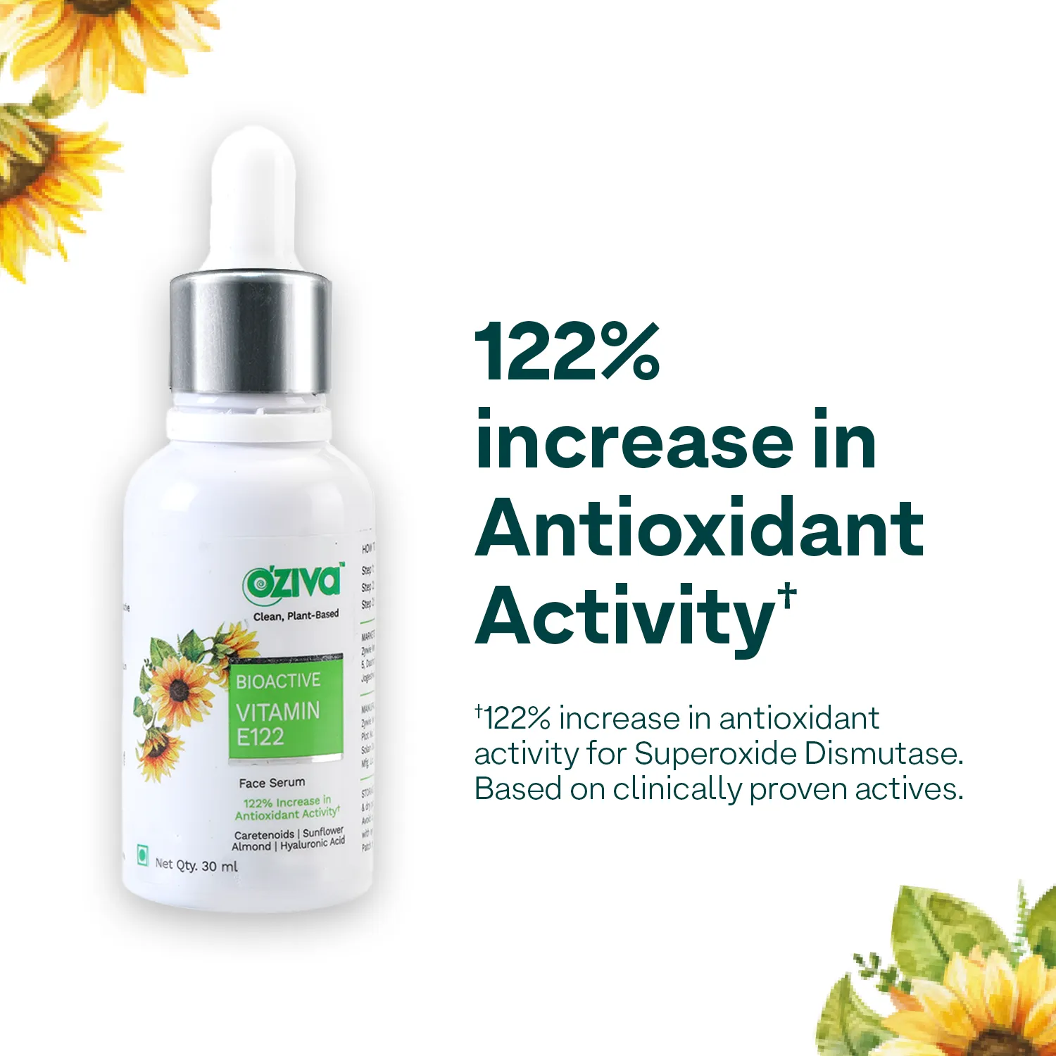 Oziva Bioactive Vitamin E122 Face Serum - Image 6
