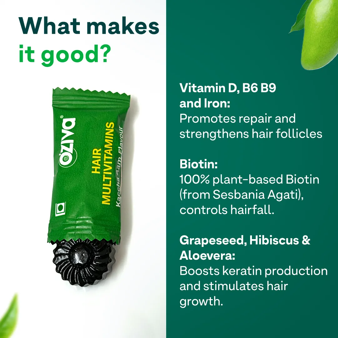 Oziva Hair Multivitamins Gummies - Image 3