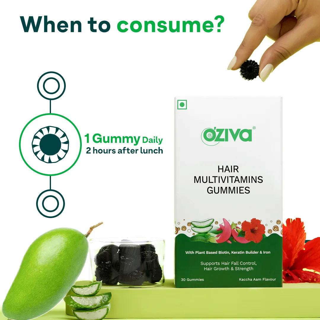 Oziva Hair Multivitamins Gummies - Image 4