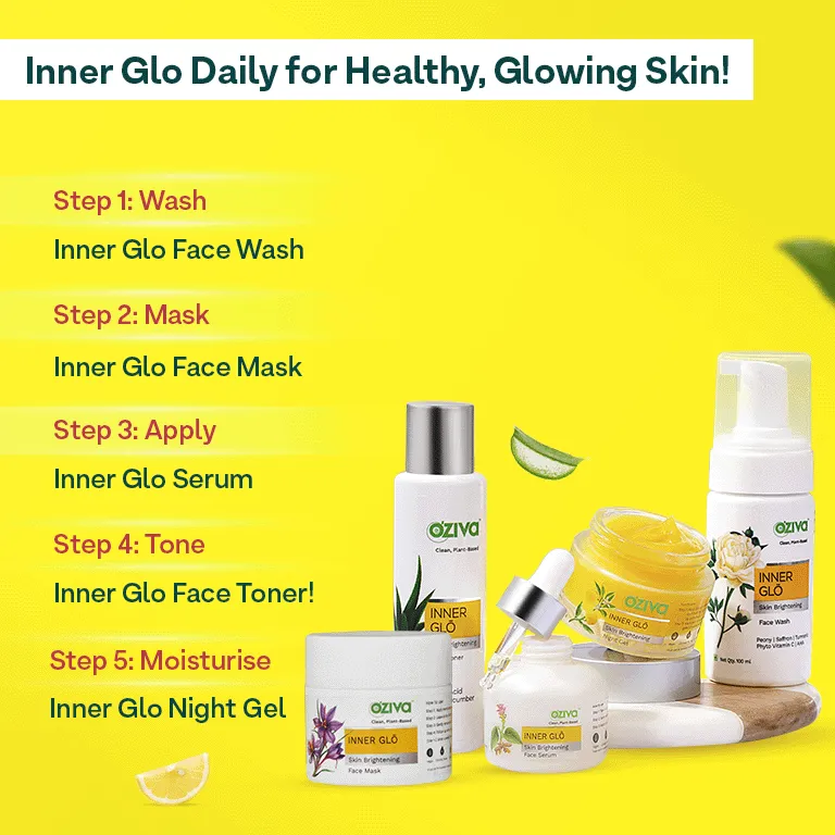 Oziva Inner Glo Skin Brightening Face Wash - Image 6