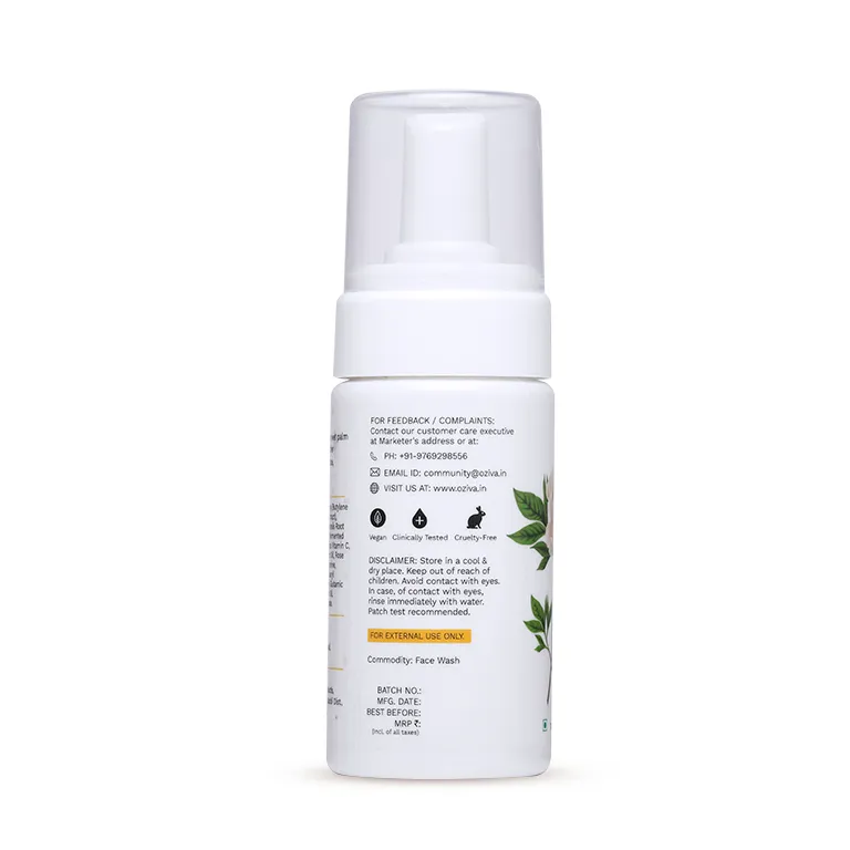 Oziva Inner Glo Skin Brightening Face Wash - Image 8
