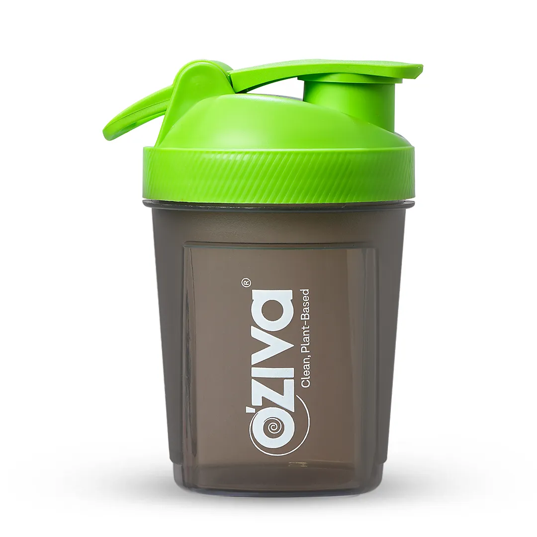 Oziva Mini Shaker Green Top With Shaker Ball