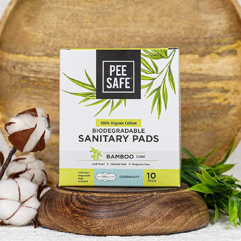 PEESAFE Organic Cotton Biodegradable Sanitary Pads - Image 2