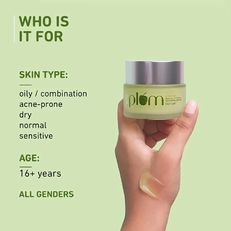 Plum Green Tea Renewed Clarity Night Gel - Image 9