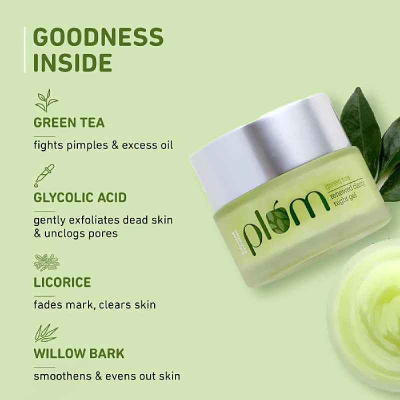 Plum Green Tea Renewed Clarity Night Gel - Image 10
