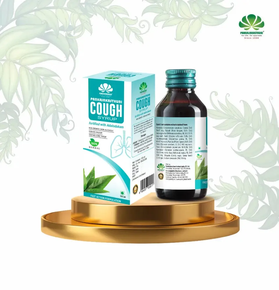 Pankajakasthuri Cough Syrup Adulsa - Image 2