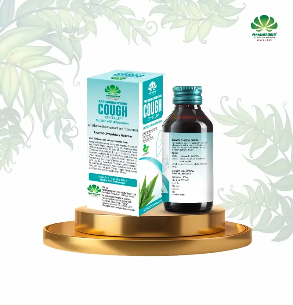 Pankajakasthuri Cough Syrup Adulsa - Image 3
