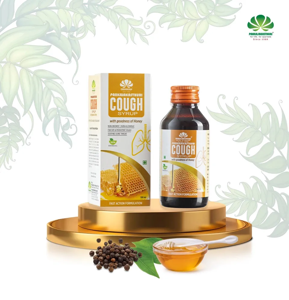 Pankajakasthuri Cough Syrup Honey