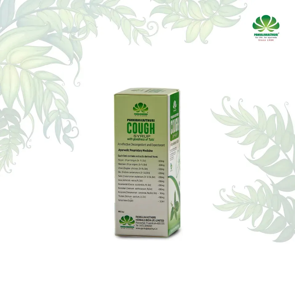 Pankajakasthuri Cough Syrup Tulsi - Image 2