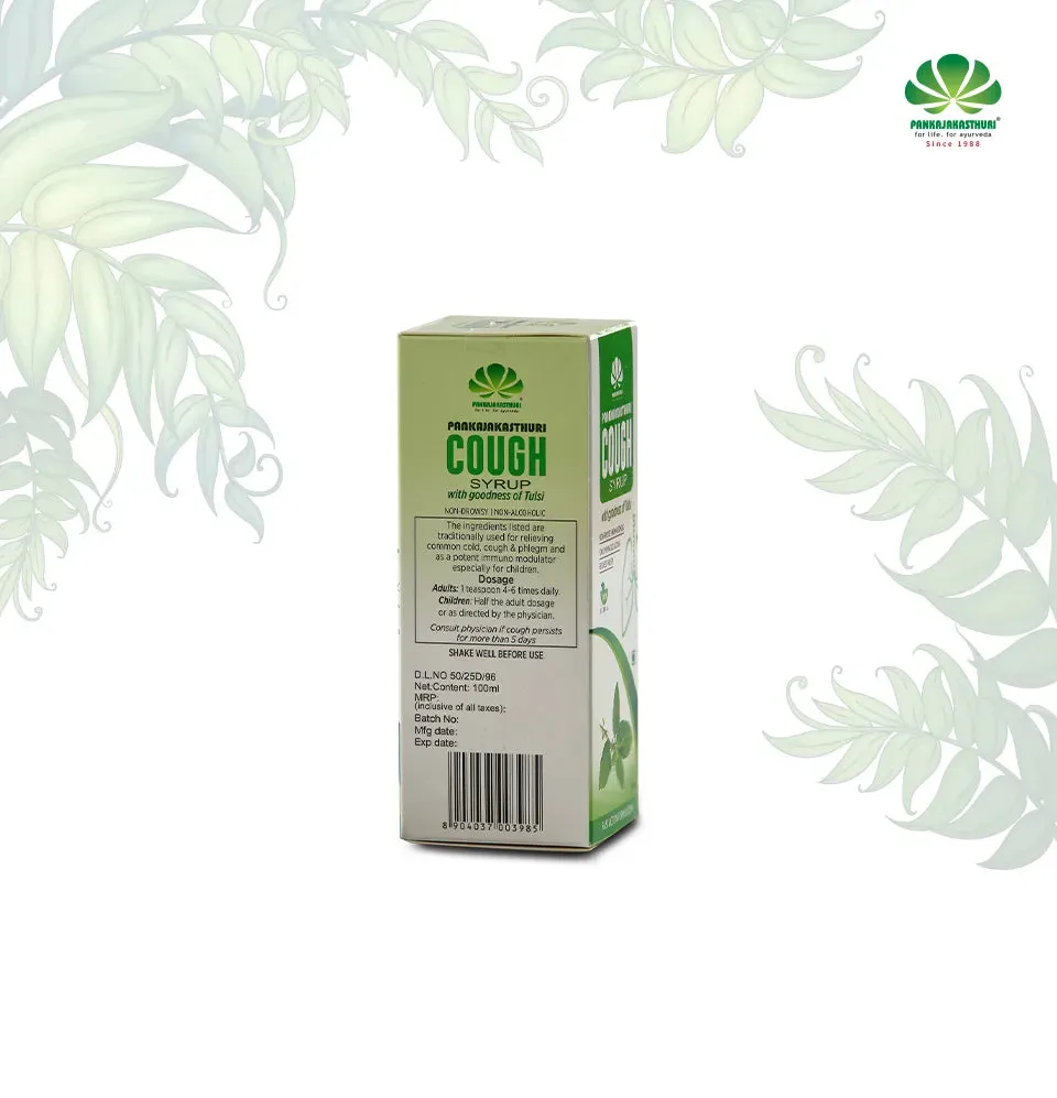 Pankajakasthuri Cough Syrup Tulsi - Image 3