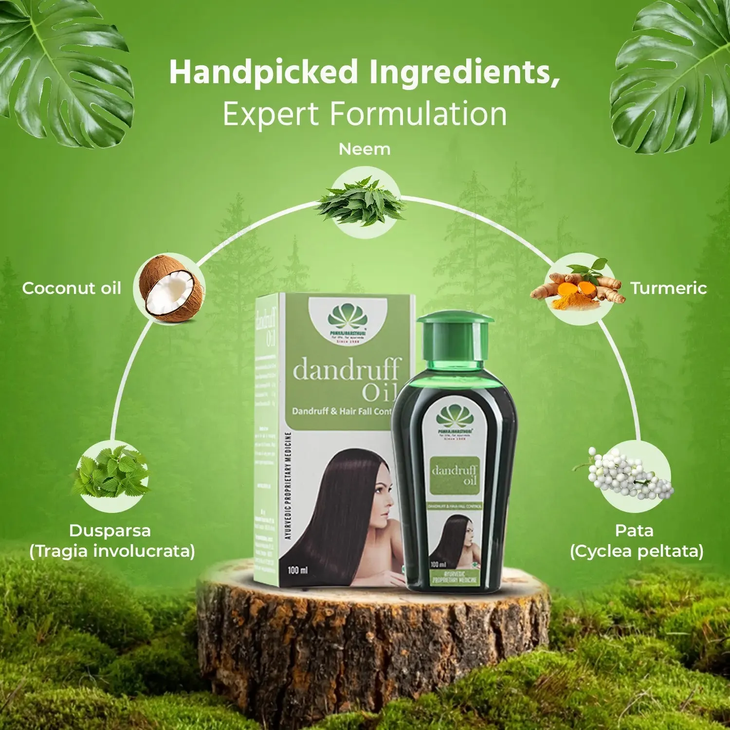 Pankajakasthuri Dandruff Oil - Image 4