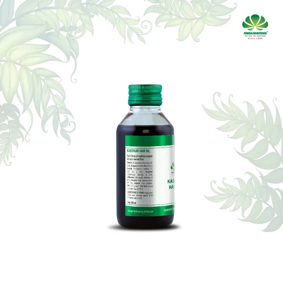 Pankajakasthuri Kasthuri Hair Oil - Image 3