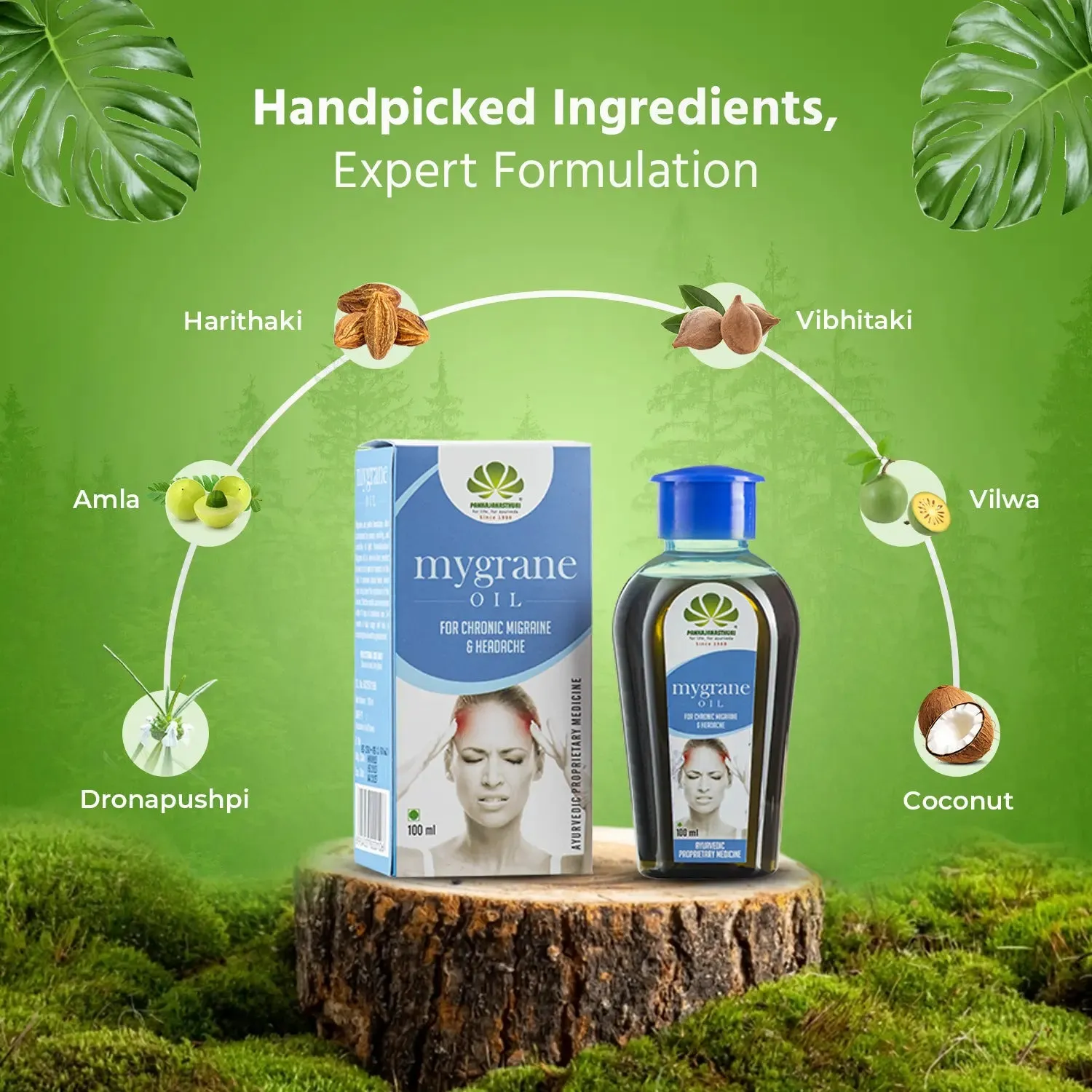 Pankajakasthuri Mygrane Oil - Image 4