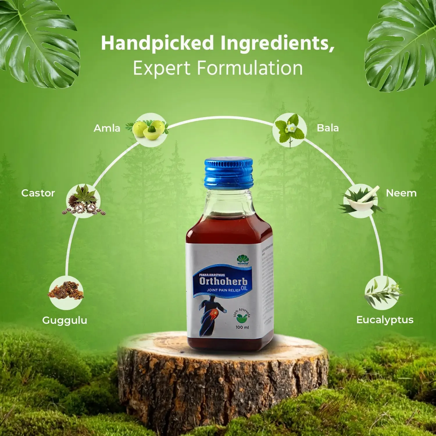 Pankajakasthuri Orthoherb Oil - Image 2