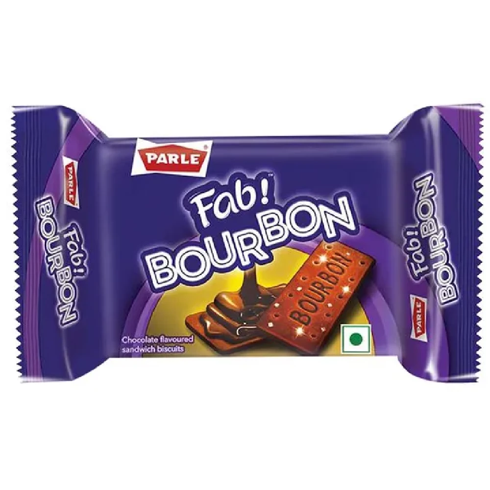 Parle Fab Bourbon Cream Biscuits - Chocolate - Image 6