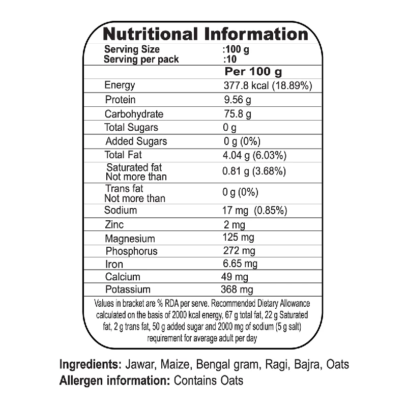 Patanjali Gluten Free Atta - Image 2