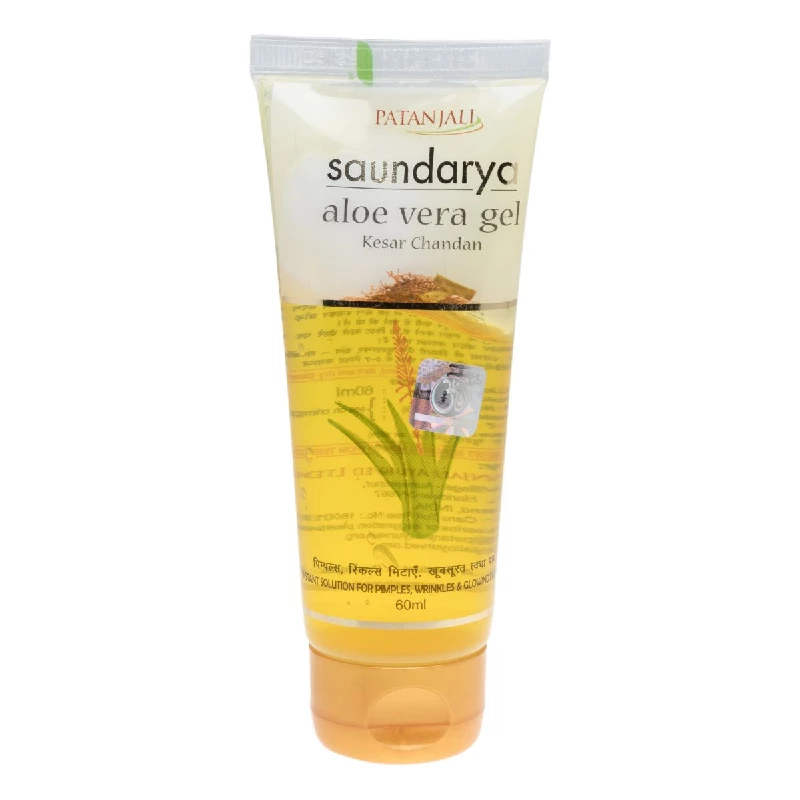 Patanjali Saundarya Aloe Vera Gel Kesar Chandan - Image 1