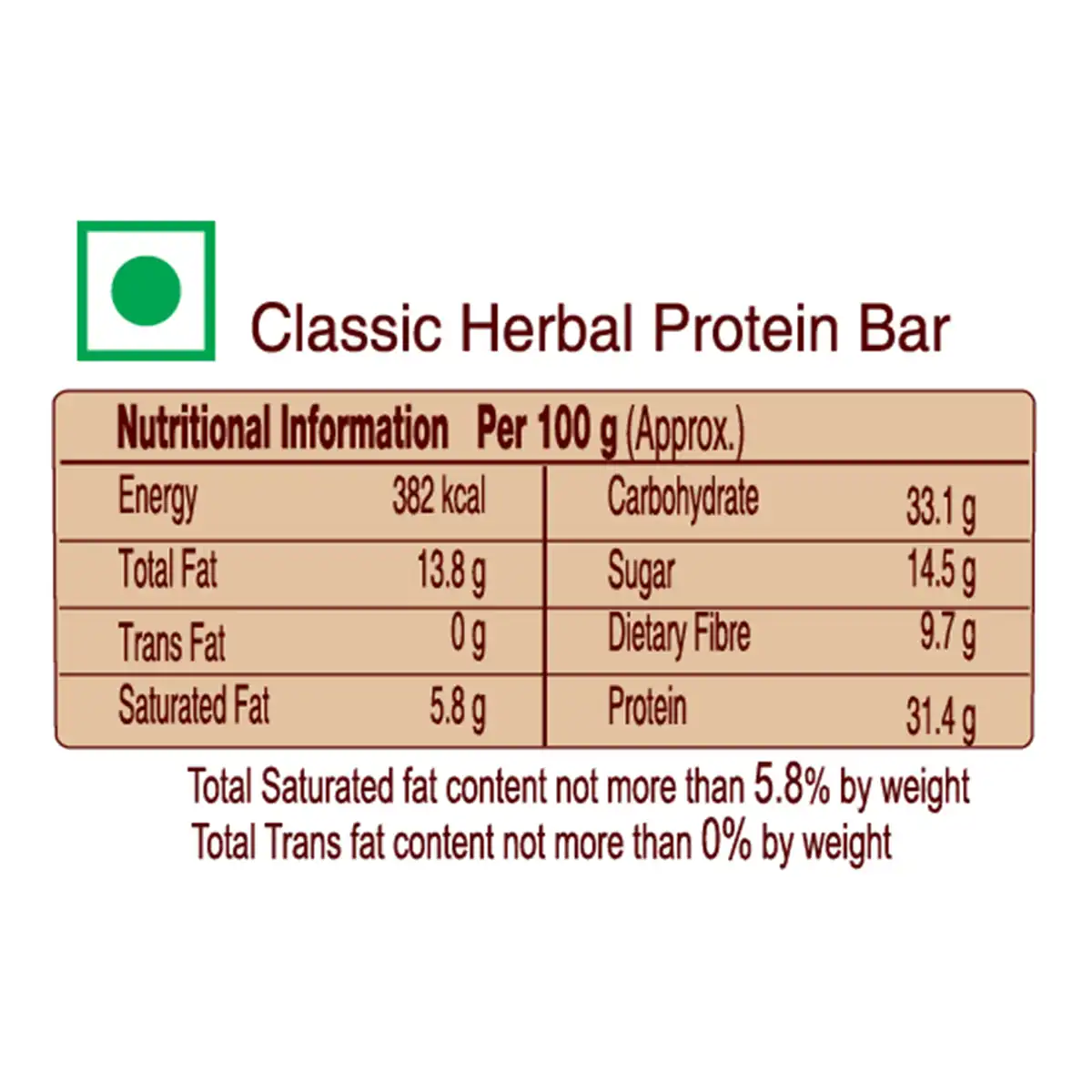 Patanjali Classic Herbal Protein Bar - Image 3