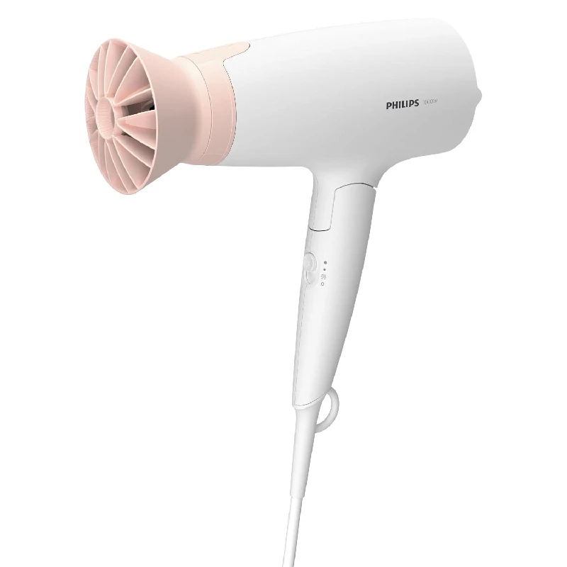 Philips Hair Dryer Bhd308-30 1600 Watts & Touch-Up Hp6388 Eyebrows, Facial & Body Trimmer-White - Image 2