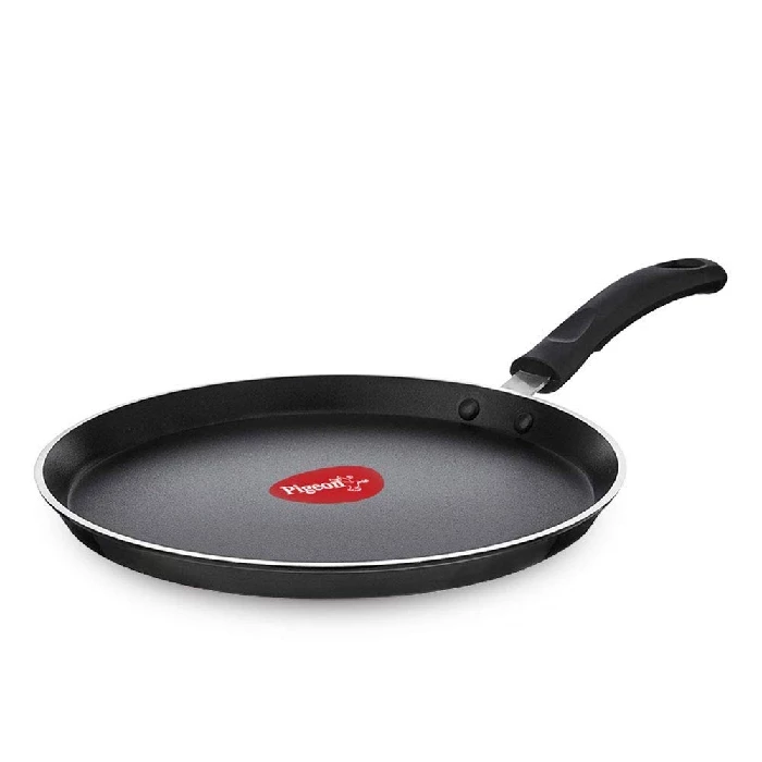Pigeon Special Non Induction Base Aluminium Non Stick Flat Tawa, 270mm, Cookware with 3mm width, Black Pigeon Special Non Induction Base Aluminium Non Stick Flat Tawa, 270mm, Cookware with 3mm width, Black--