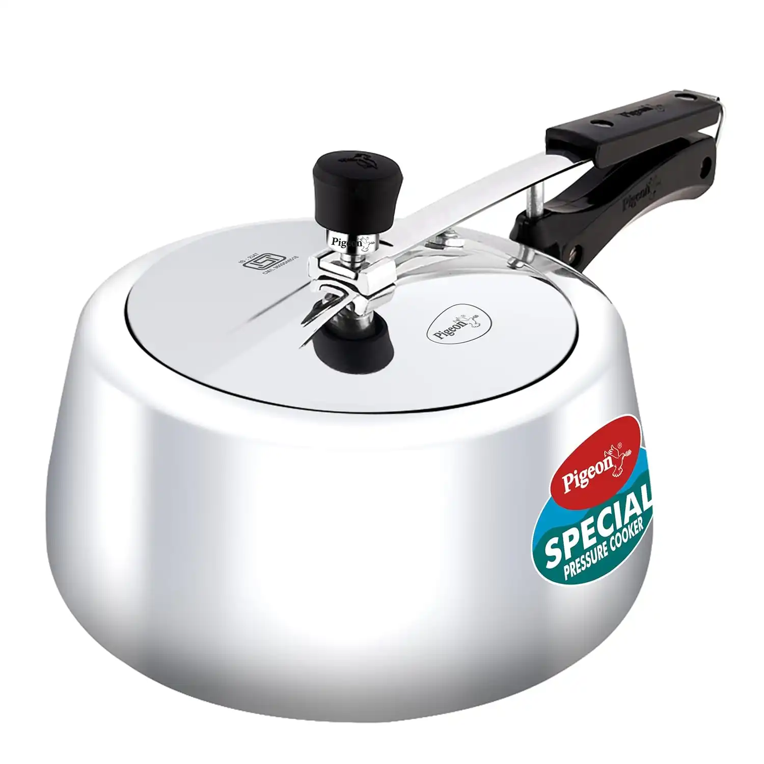 Pigeon by Stovekraft Special Plus Aluminium Inner Lid Induction Base Pressure Cooker - Silver