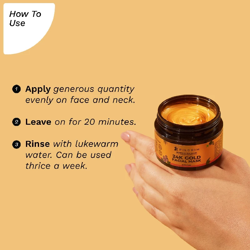 Pilgrim 24K Gold face mask for glowing skin - Image 5