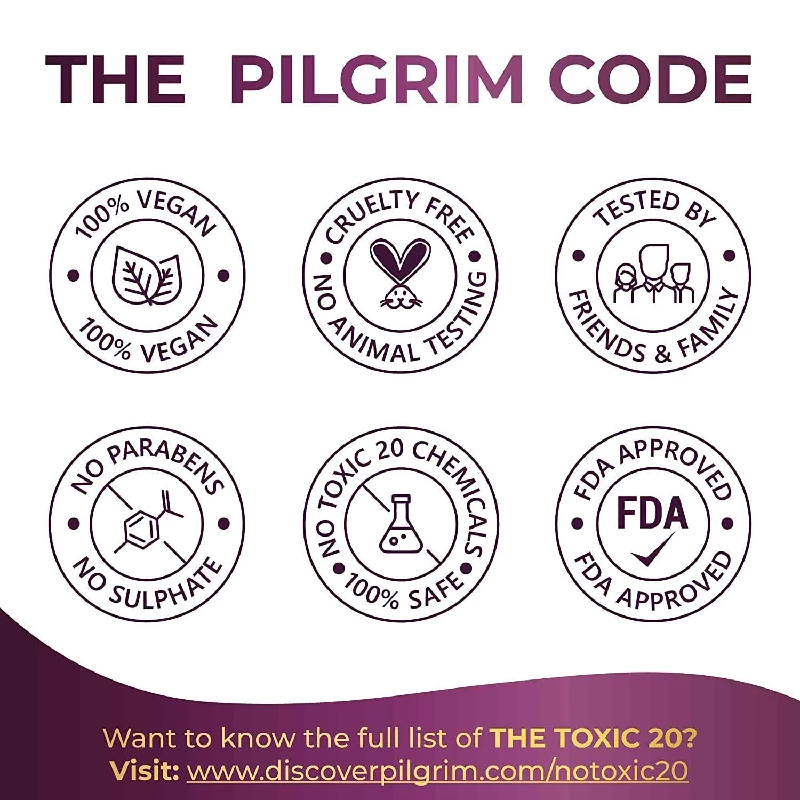 Pilgrim French Red Vine Anti Aging Night Cream for women with Retinol, Mulberry & Vitamin C - Image 7