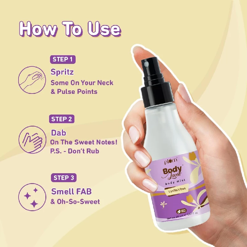 Plum Body Lovin Vanilla Vibes Body Mist - Image 4