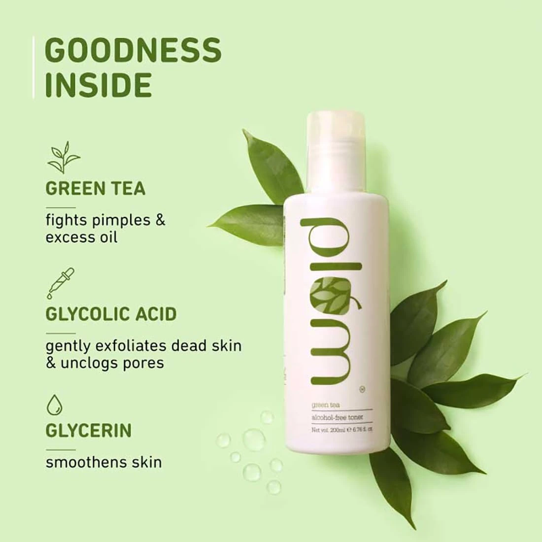 Plum Green Tea Alcohol-Free Face Toner - Image 4