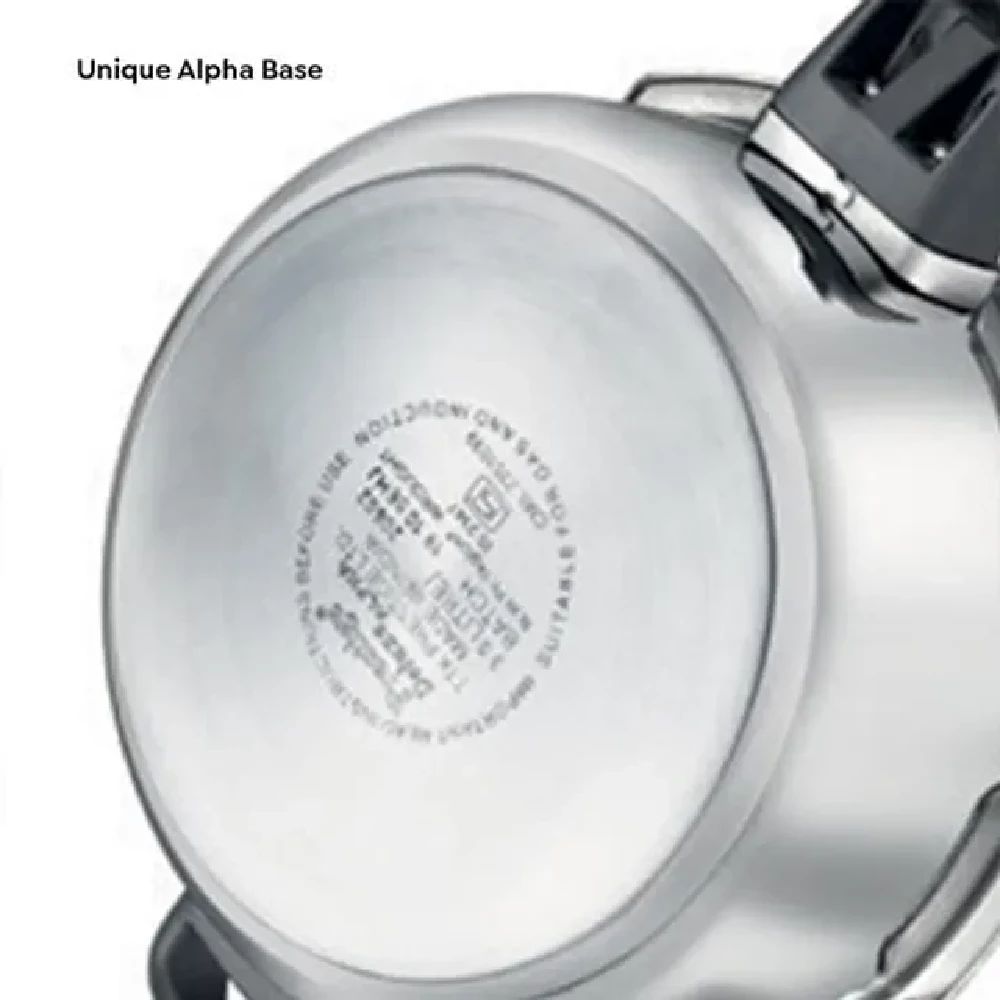 Prestige Deluxe Alpha Svachh Stainless Steel Spillage Control Pressure Cooker - Silver - Image 12