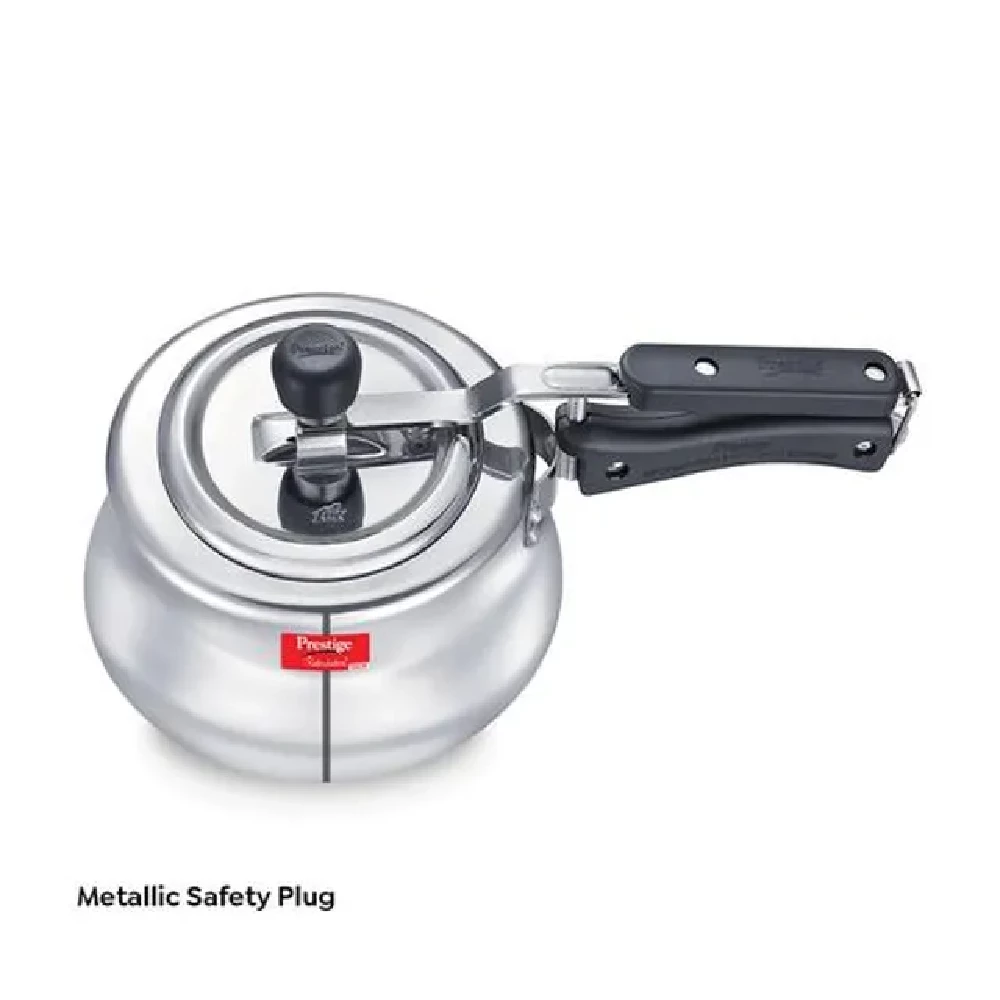 Prestige Nakshatra Plus Svachh Aluminium Spillage Control Handi Pressure Cooker - Silver - Image 6
