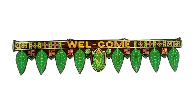 ProKart Premium Velvet Handmade Torans Traditional Main Door Hanging Decoration - Image 5
