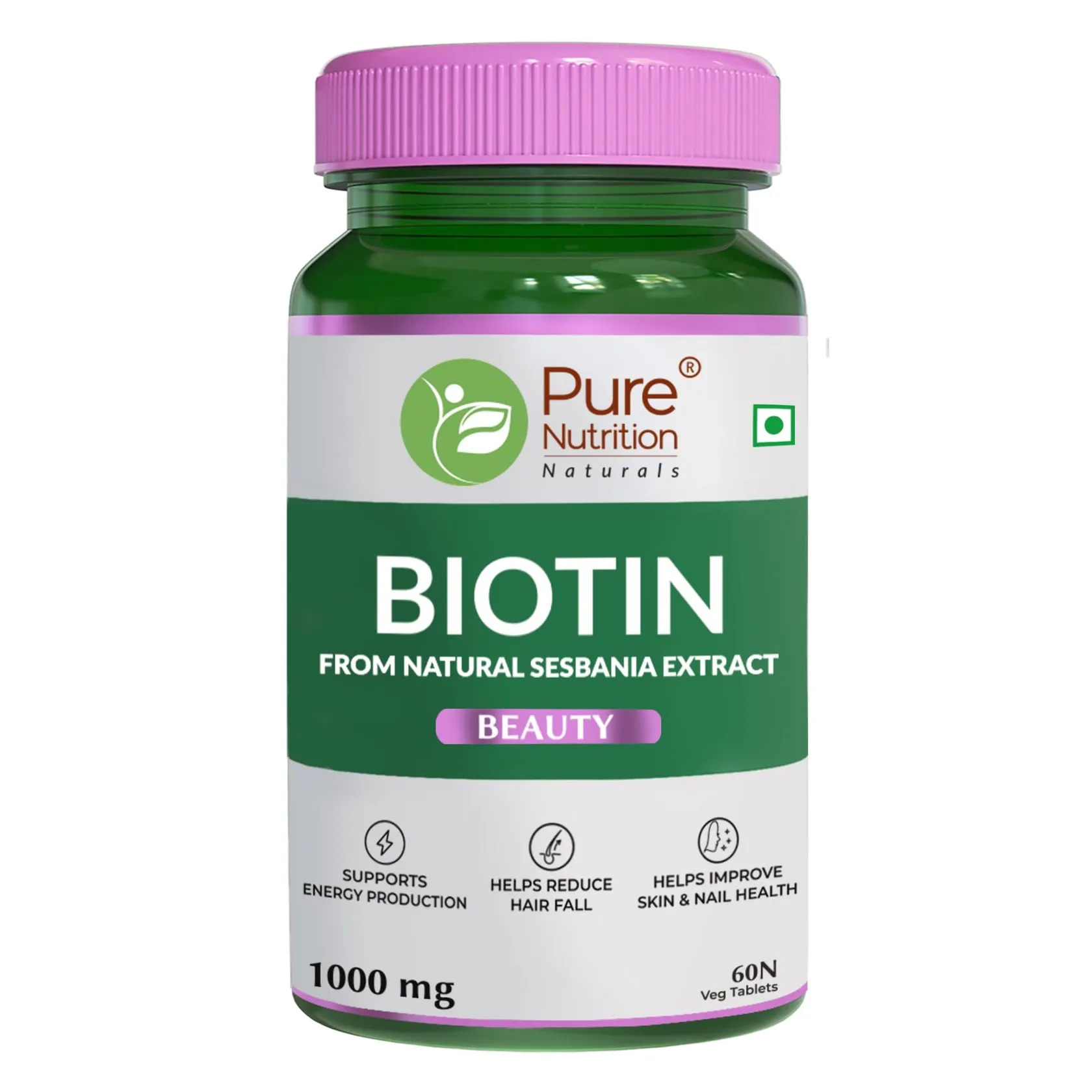 Pure Nutrition Biotin Tablet With Sesbania Extract