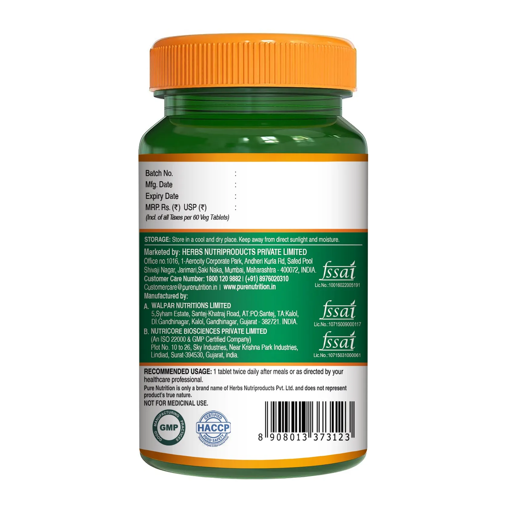 Pure Nutrition Magnesium Glycinate With Zinc - Image 4