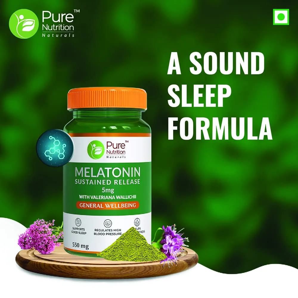Pure Nutrition Melatonin 5mg Tablets - Image 4