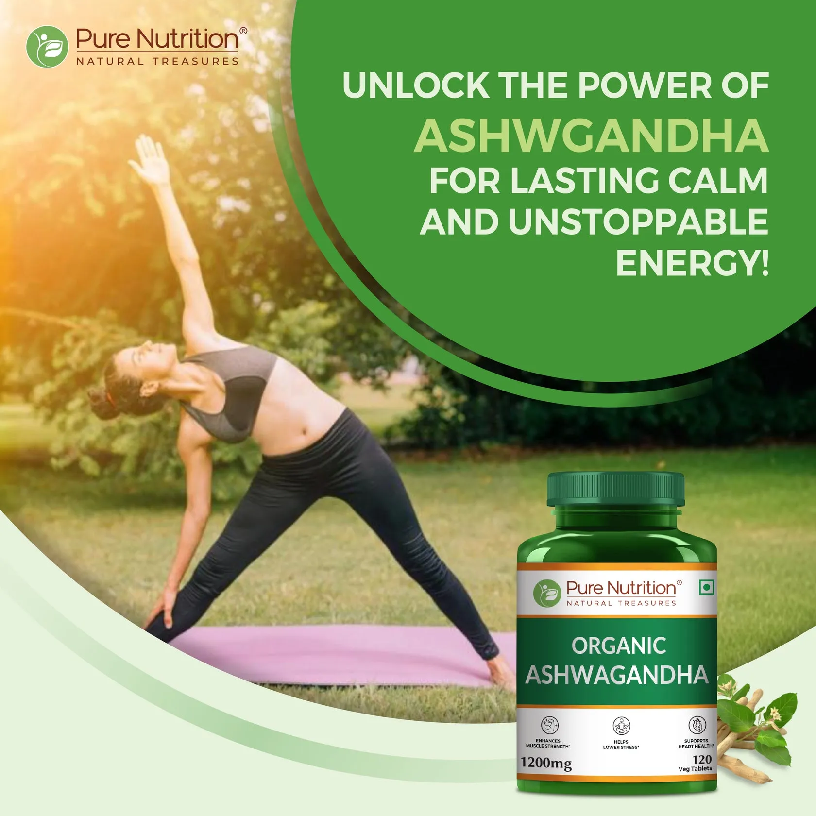 Pure Nutrition Organic Ashwagandha - Image 4