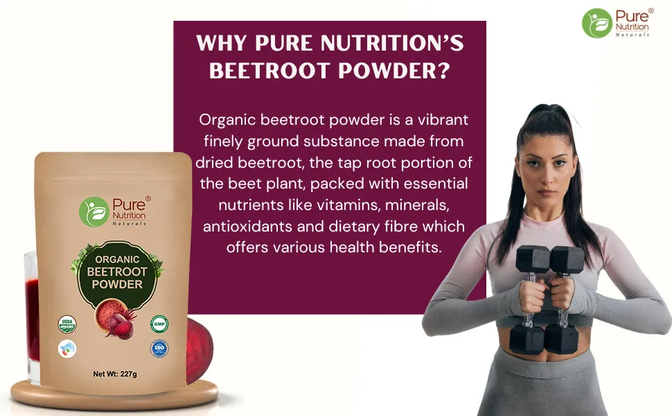 Pure Nutrition Organic Beetroot Powder - Image 3