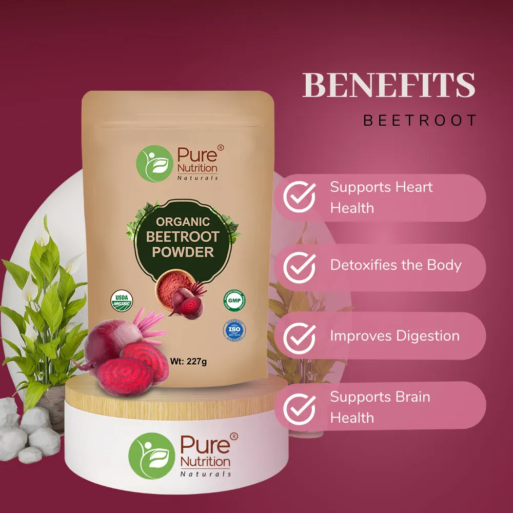 Pure Nutrition Organic Beetroot Powder - Image 4