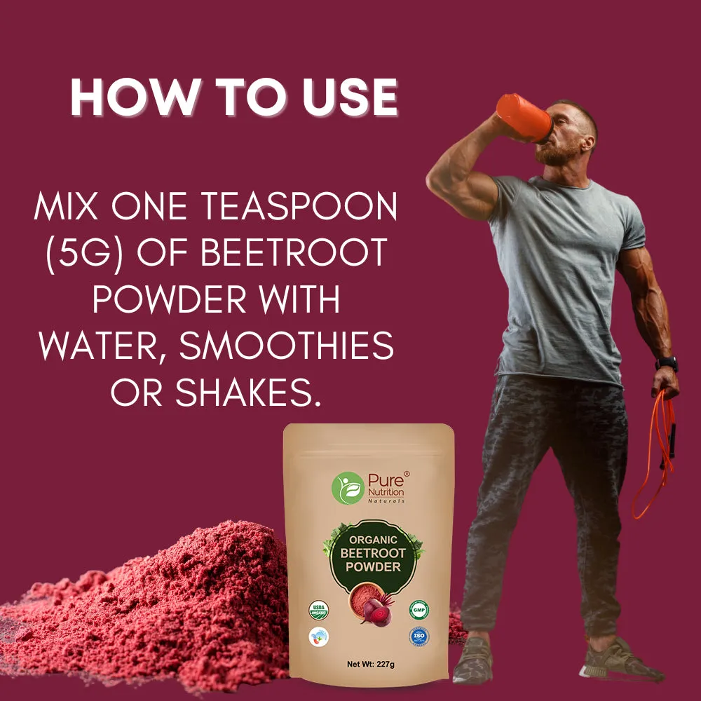 Pure Nutrition Organic Beetroot Powder - Image 5