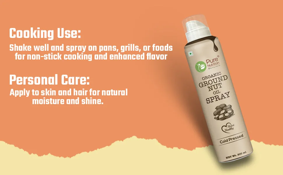 Pure Nutrition Organic Groundnut Oil Spray - Image 5
