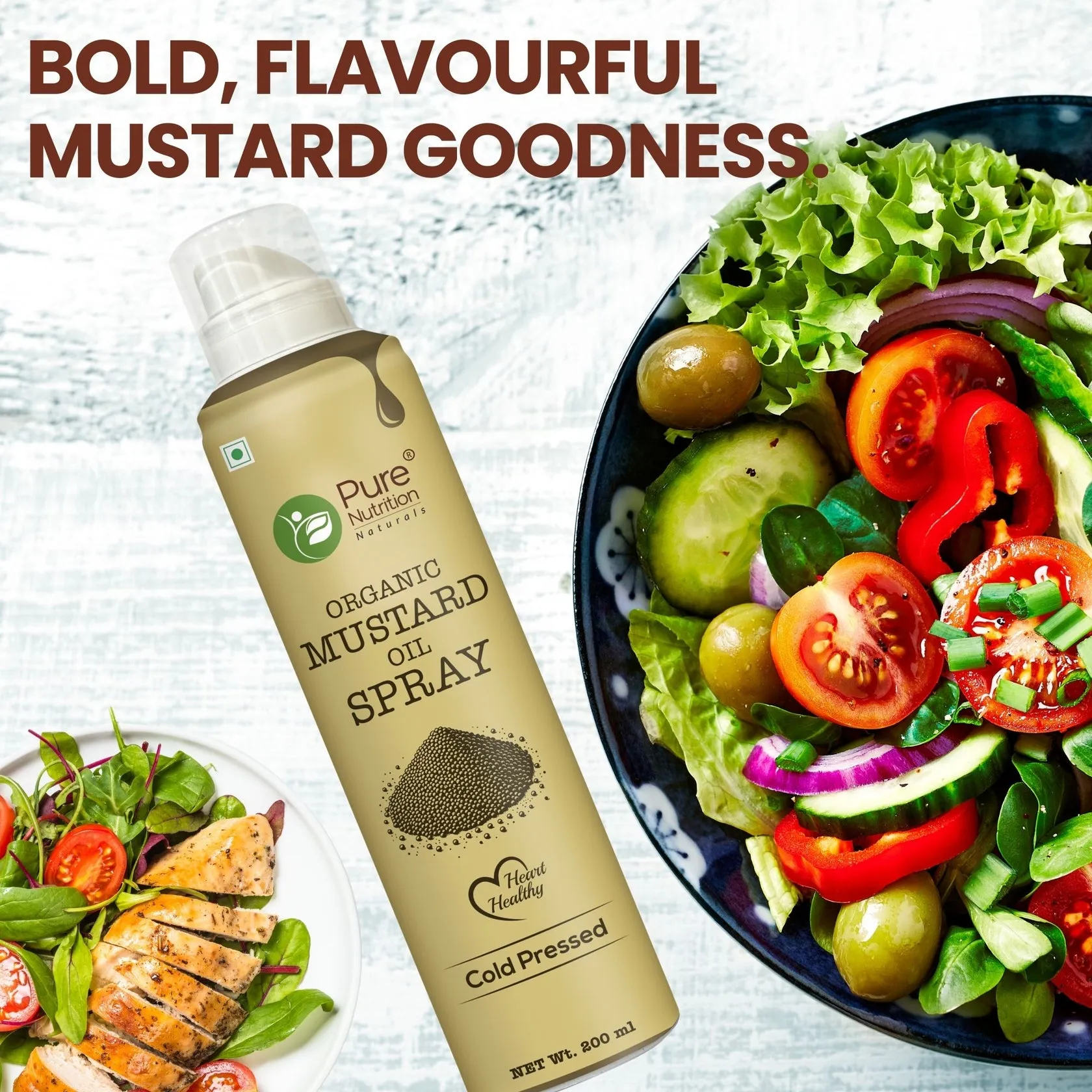 Pure Nutrition Organic Mustard Oil Spray - Image 4