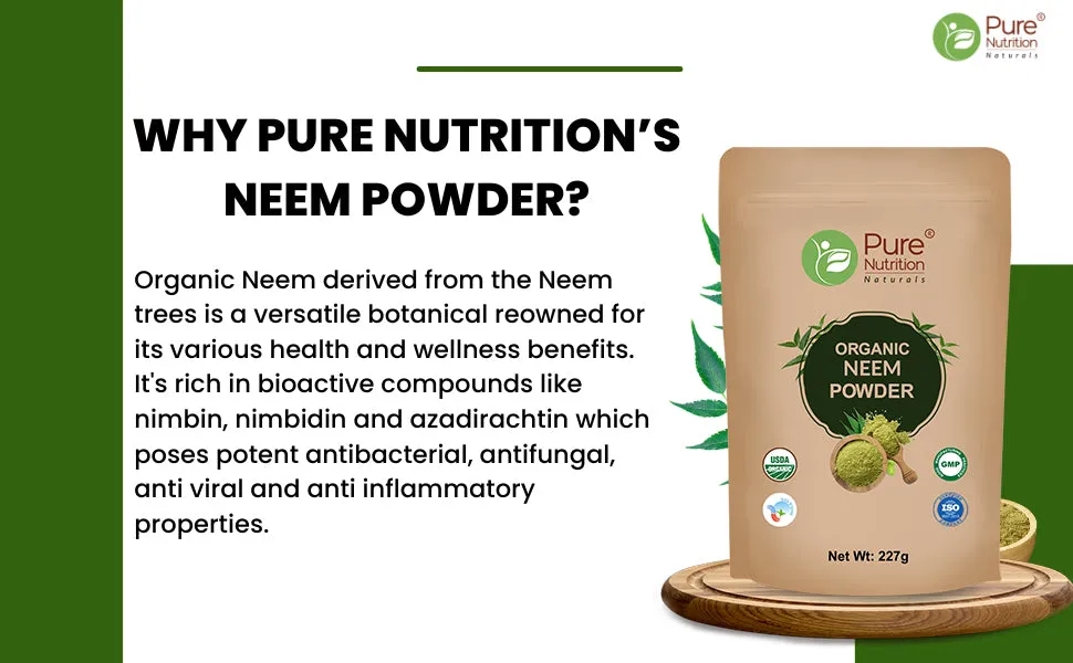 Pure Nutrition Organic Neem Powder - Image 4