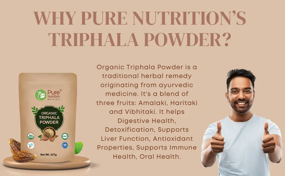 Pure Nutrition Organic Triphala Powder - Image 3