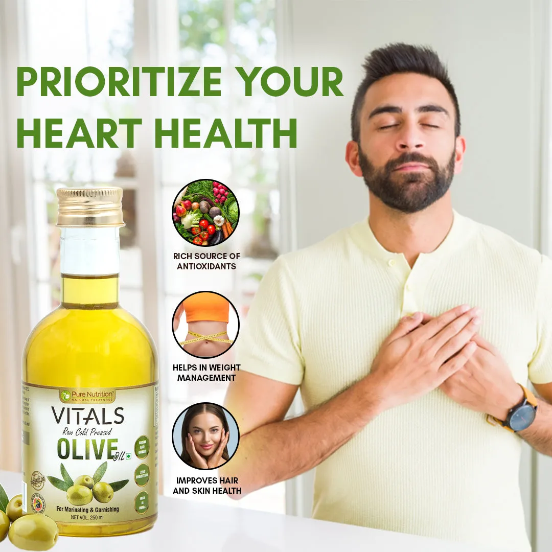 Pure Nutrition Raw Cold Pressed Virgin Olive Oil - Image 3