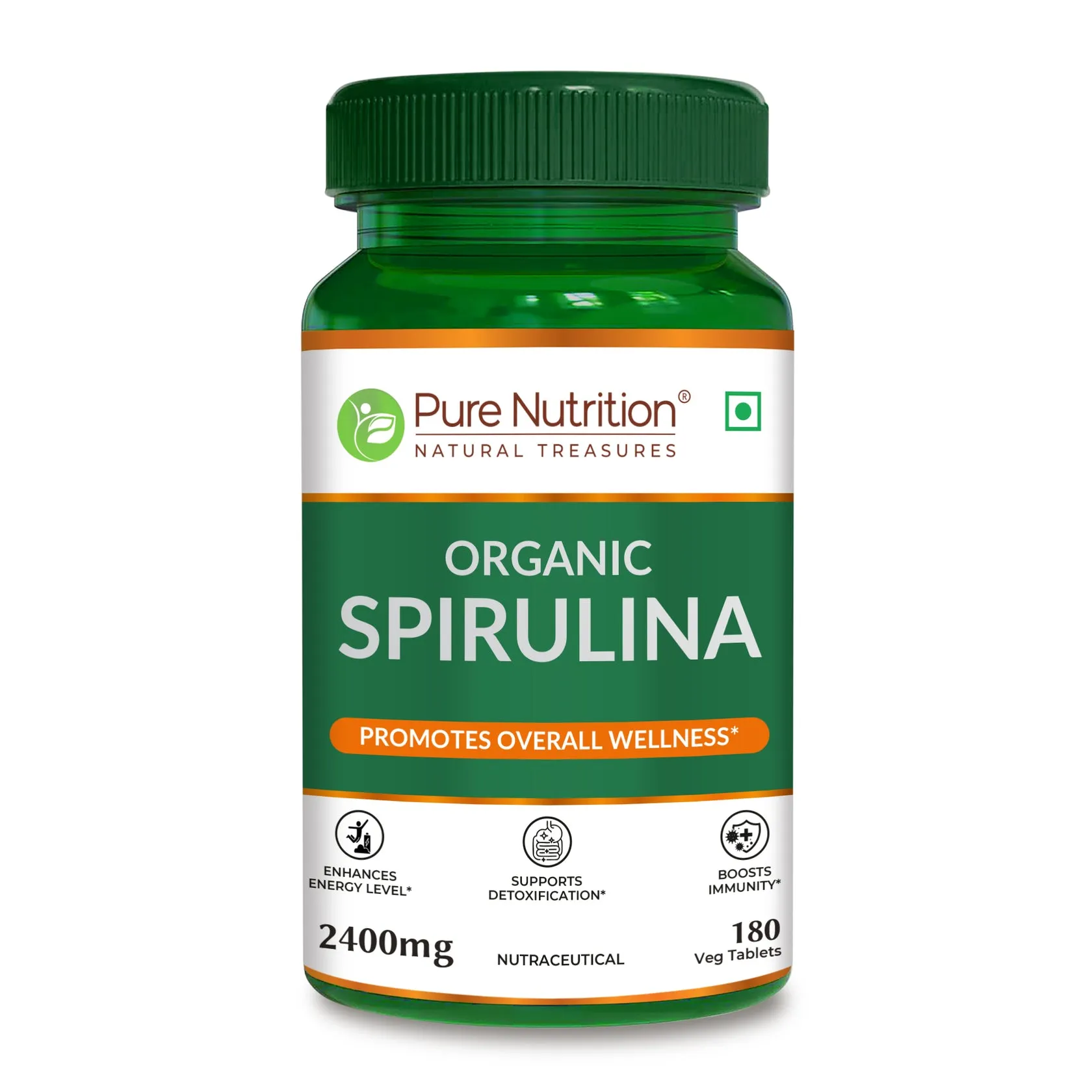Pure Nutrition Spirulina Vegetarian Tablets