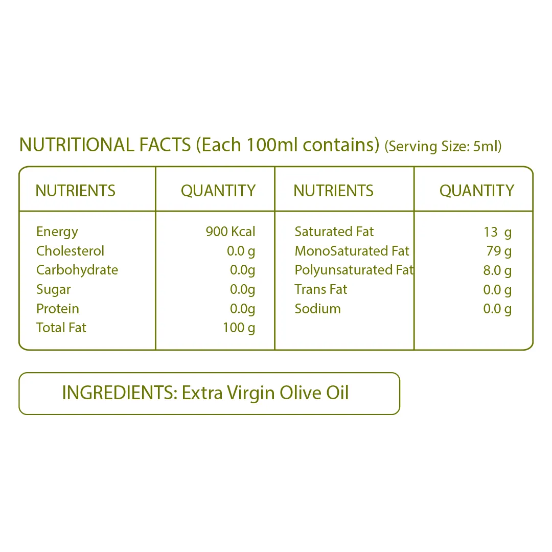 Pure Nutrition Virgin Olive Oil - Image 4