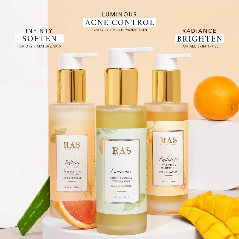 RAS Luxury Oils Infinity Anti Ageing Cream Face Cleanser - Image 5