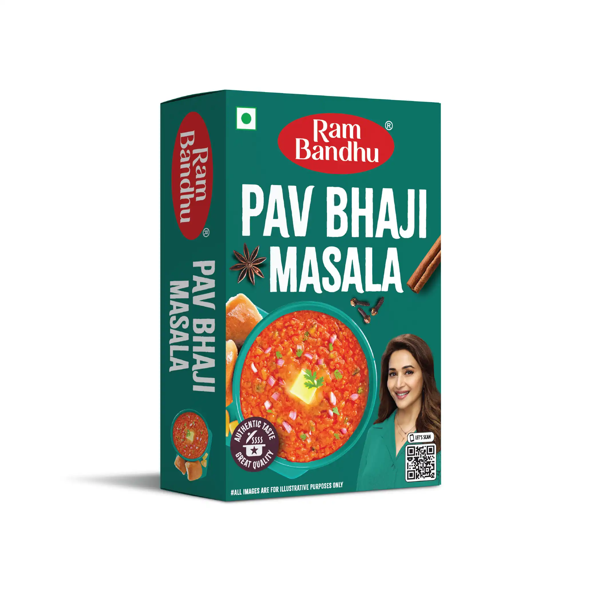 Ram Bandhu Pav Bhaji Masala 100g CS - Image 1