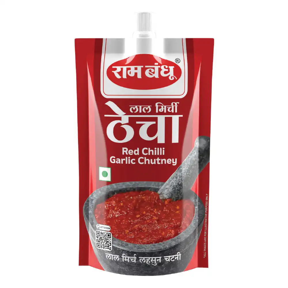 Ram Bandhu Red Chilli Garlic Chutney Thecha