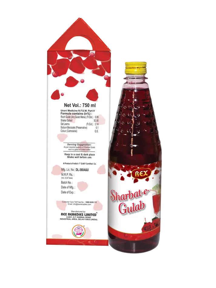 Rex Remedies Sharbat Gulab
